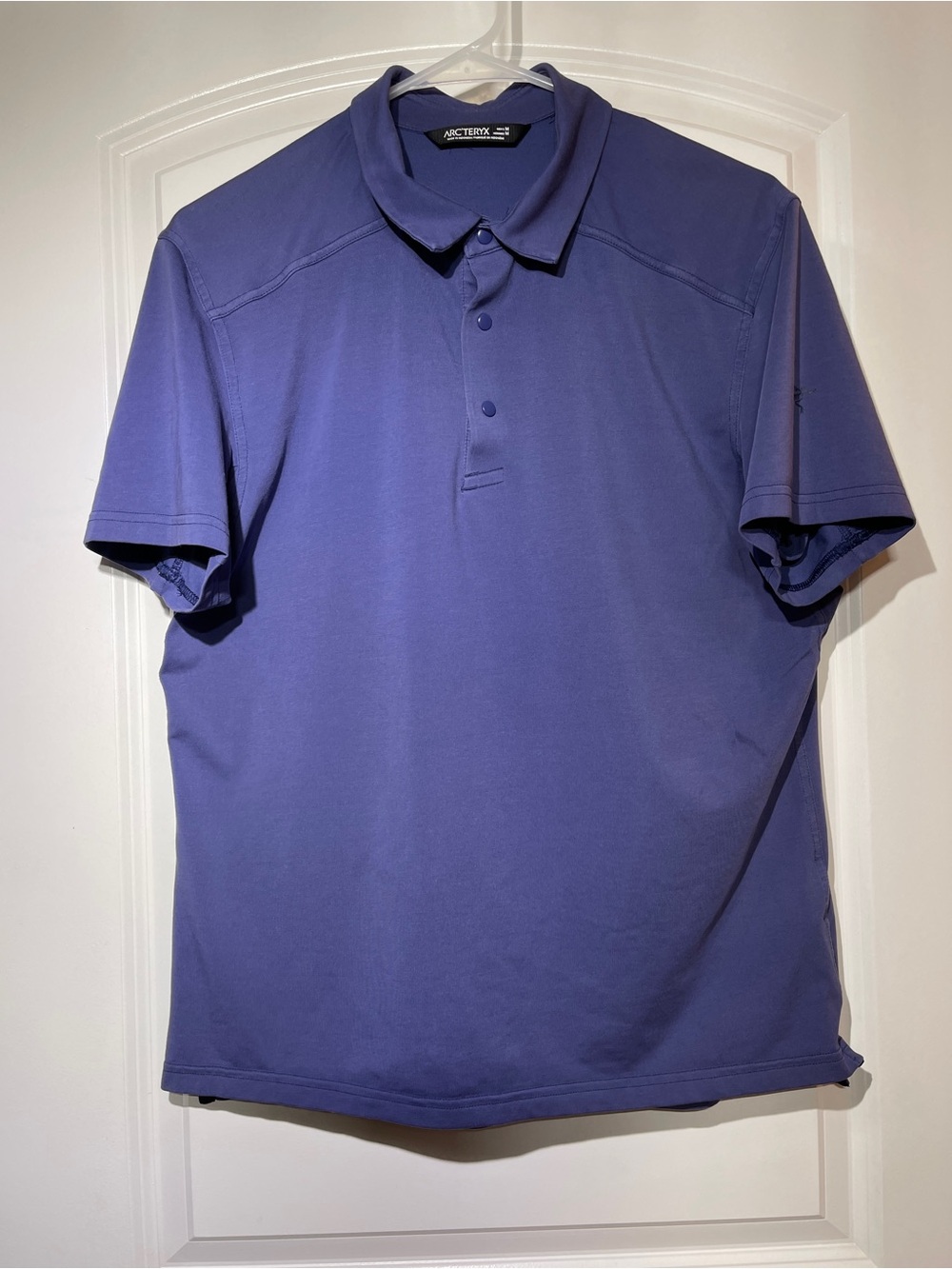 Arc'teryx Men’s Polo in Deep Purple-Blue